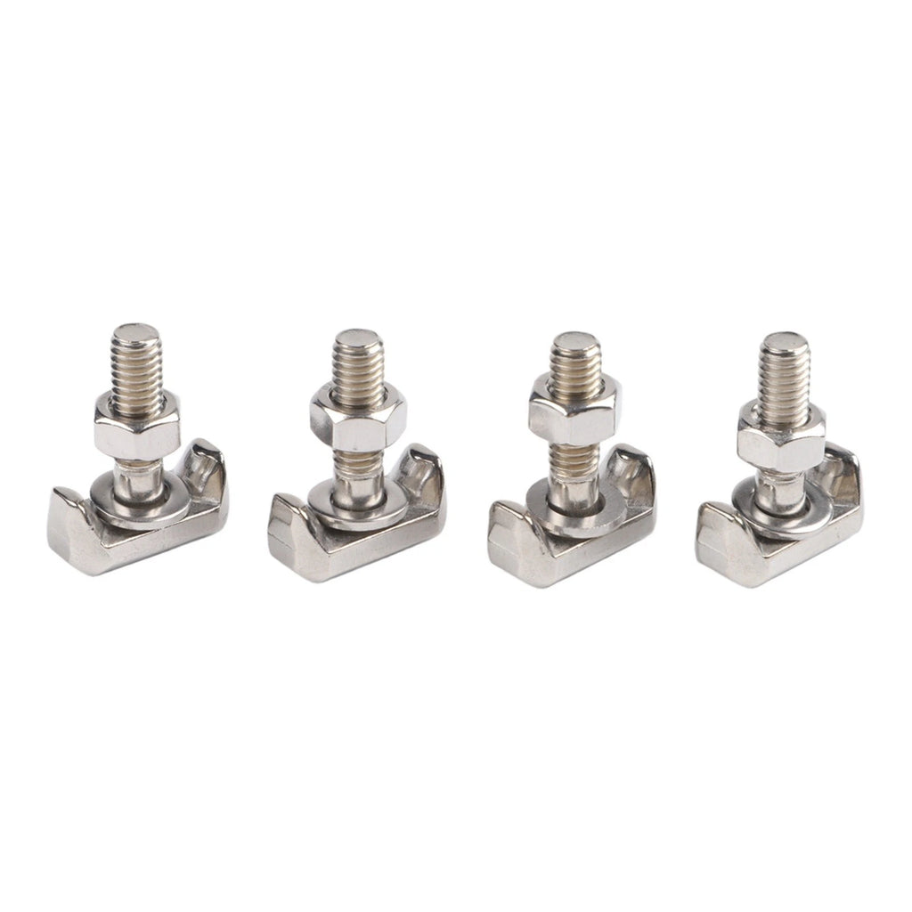 Set of 4 M6 Stainless Steel Battery Connectors for Marine Installation