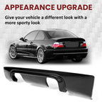 CSL Style Carbon Fiber Rear Bumper Diffuser for BMW E46 M3 (2001–2006)