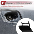 Front Right Washer Nozzle Cover Cap for BMW 740i (2013-2015) Black