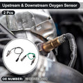 2X Upstream & Downstream Oxygen Sensor for Toyota Camry Hybrid (2007–2011) 2349307