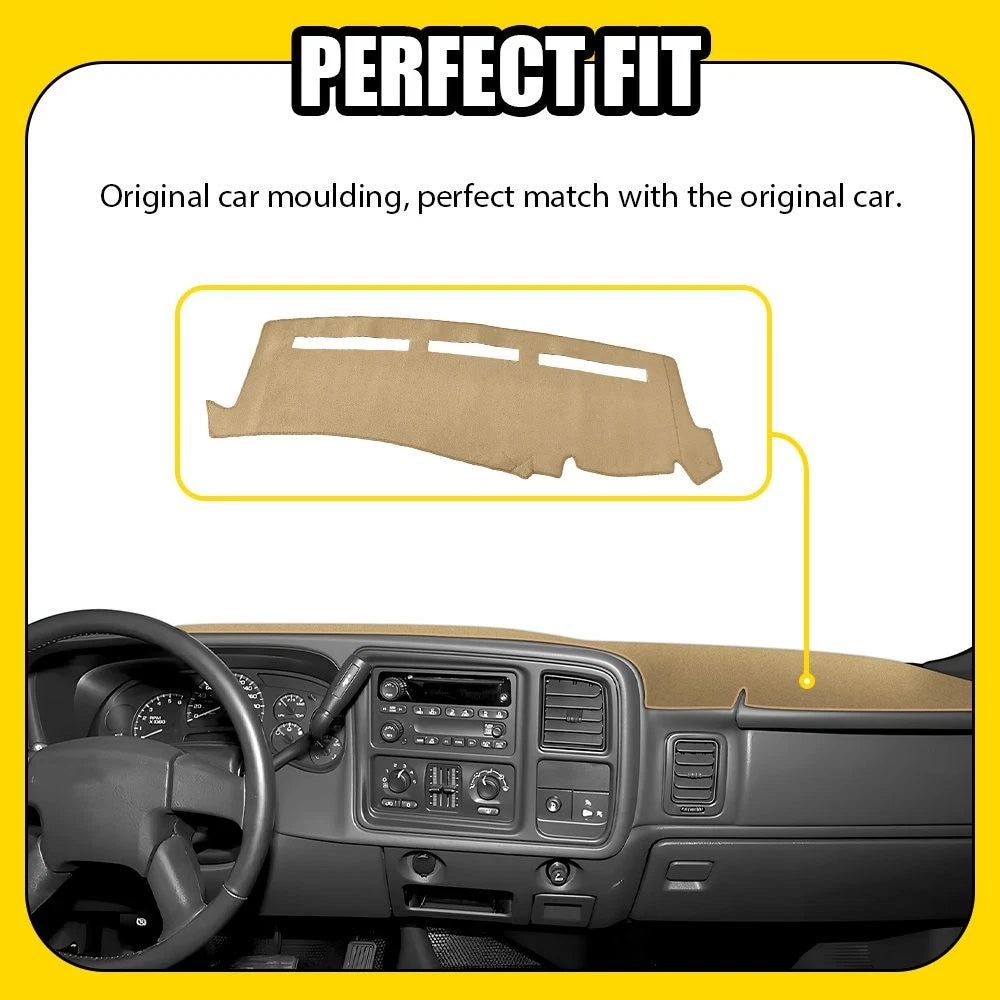 Dash Cover Mat for Chevy Silverado 1500 2500 Tahoe (2001–2006)