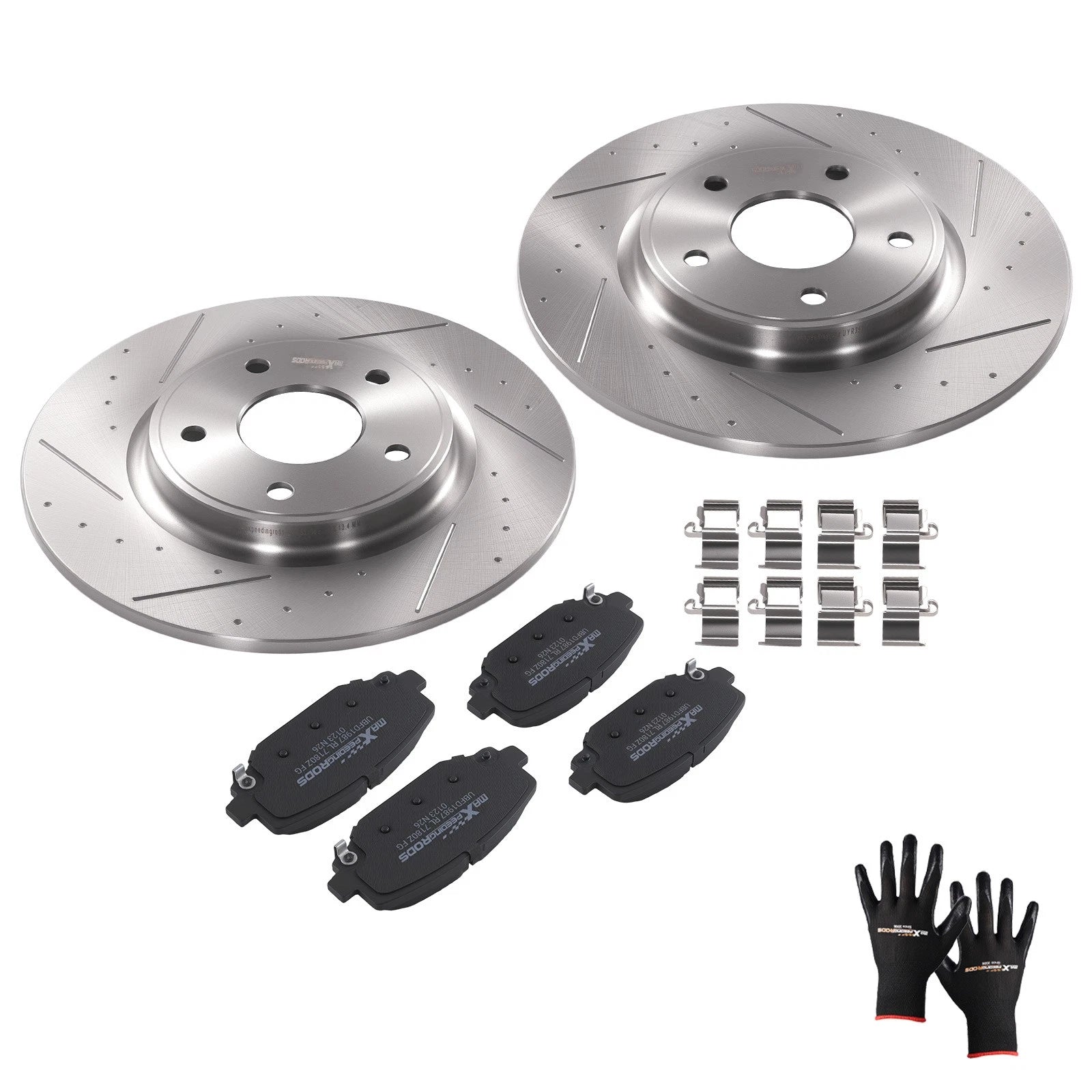 Rear Brake Rotors and Pads Kit for Dodge Grand Caravan Journey (2012–2020) S53069
