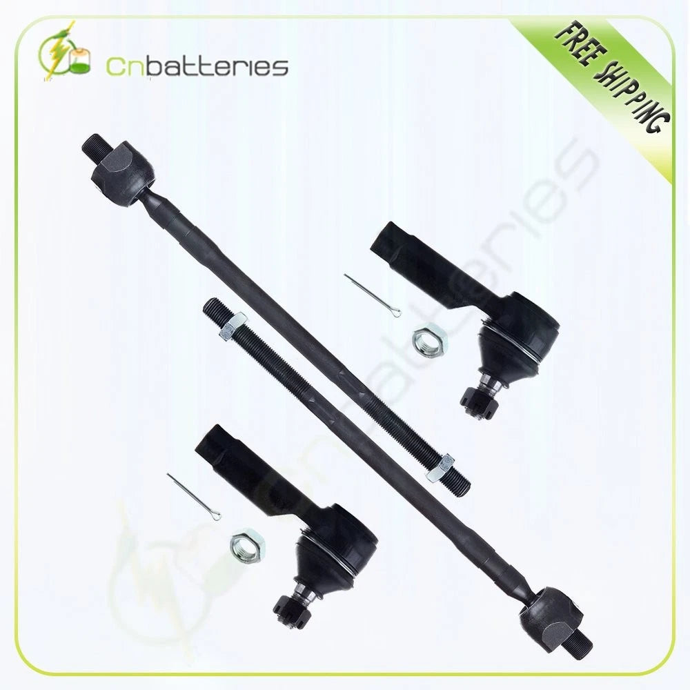 Set of 4 Suspension Tie Rod Ends for Nissan Altima (2002–2006)