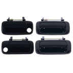 4pc Front/Rear Left & Right Outer Door Black for Toyota LC J80 (1990–1998)