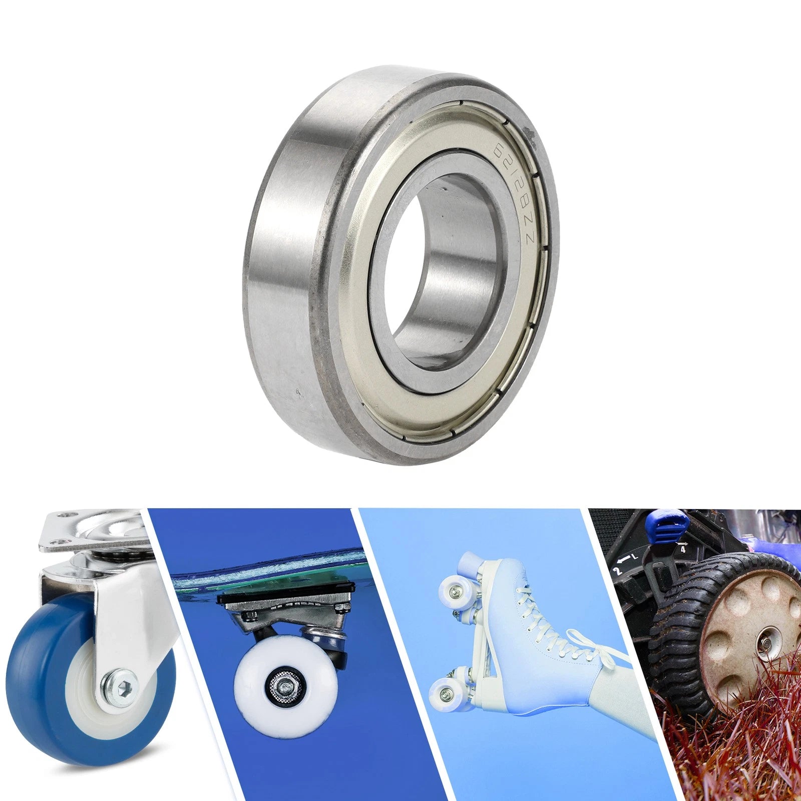 Deep Groove Ball Bearing 28x58x16mm for Scooter Skateboard (1Pc)