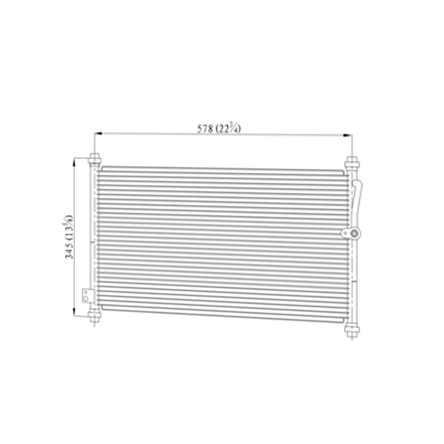 Replacement A C Condenser for Acura CL (1997–1997)