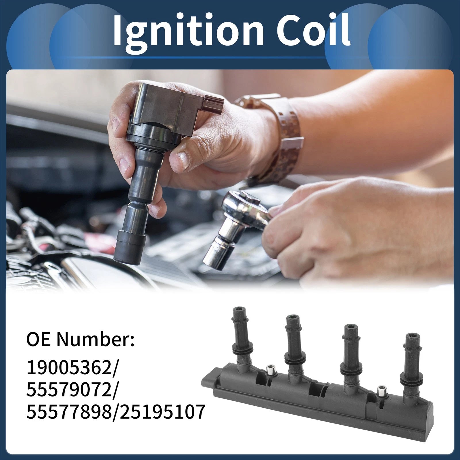 Ignition Coil Pack No.19005362 for Buick Encore (2013–2021) 1.4L