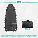 Set of 1 Power Window Switch for Mercedes-Benz C300 C43 C63 (2015–2020) No.A2059050202