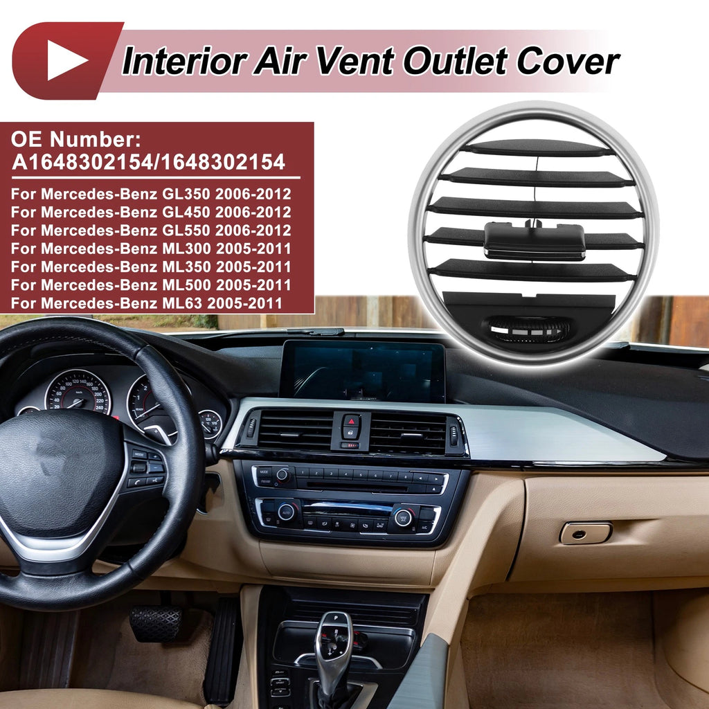 Center Console AC Air Vent Grille No.1648302154 for Mercedes-Benz GL350 (2010–2016)