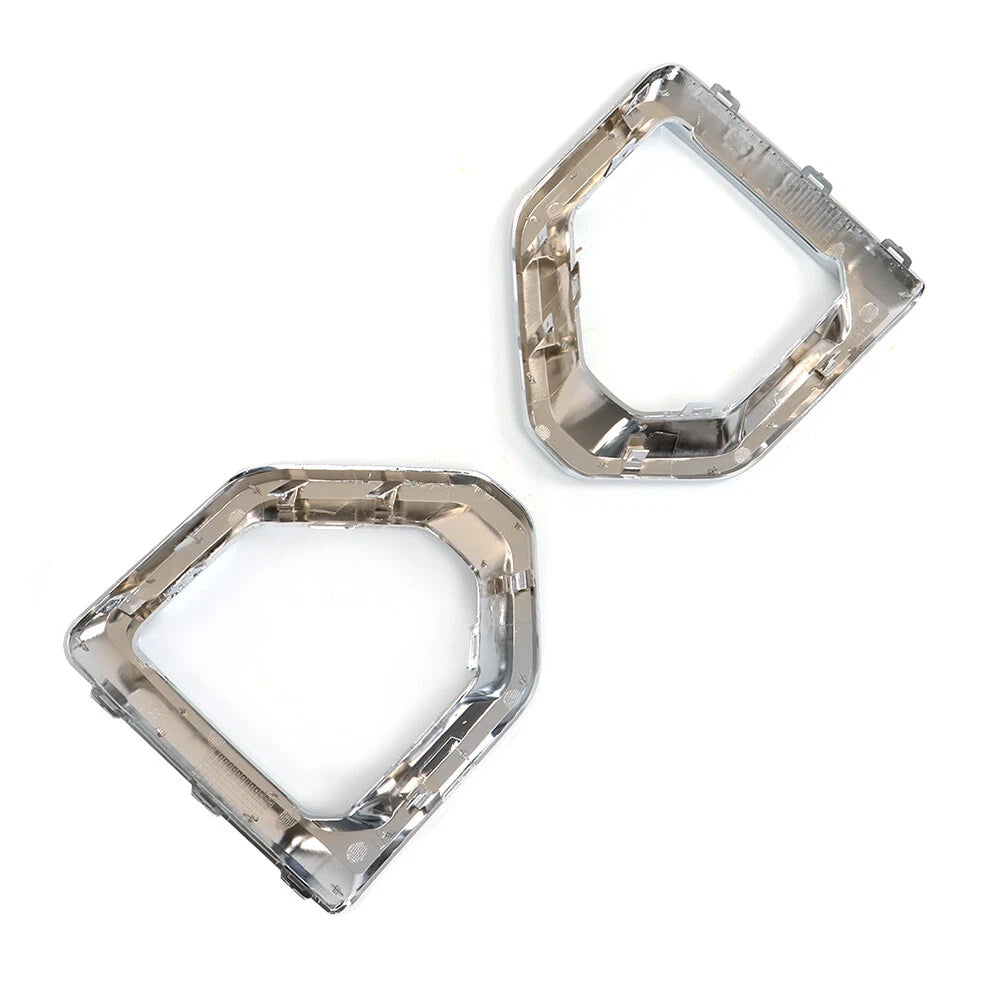 Set of 2 Fog Light Bezel Covers for GMC Sierra 1500 Denali SLT (2019–2020)