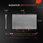 Radiator for Nissan Maxima, Infiniti I30 (1999–2003)