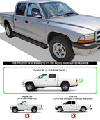 5" Stainless Steel Running Boards for Dodge Dakota (2000-2004)