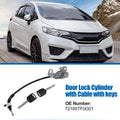 Set of 1 Car Door Lock Cylinder with Keys for Honda Fit (2009–2013) No.72185TF0G01