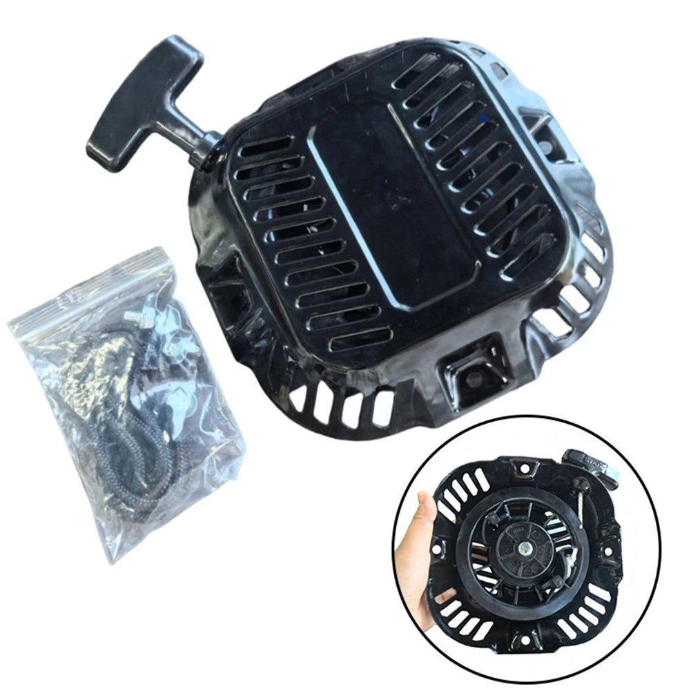 Recoil Starter Kit for 196cc 208cc 212cc Engines (Metal Housing, Integrated Coil Spring)