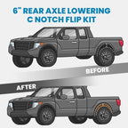 Front 3" Rear 6" Drop Lowering Flip Kit for Chevy Silverado C1500 (1988–1998)
