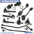 11pc Tie Rod End Ball Joints Kit for Jeep TJ Wrangler (1997–2006)