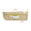 Driver Left Sun Visor for Honda Civic (2006–2008) Pearl Ivory Tan