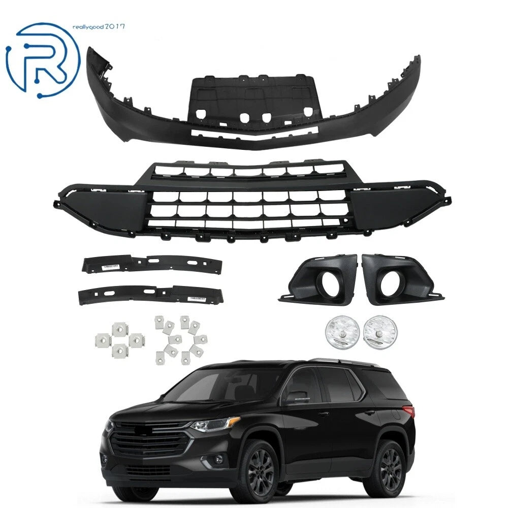 Front Lower Bumper Assembly with Fog Light for Chevy Traverse (2018–2020)