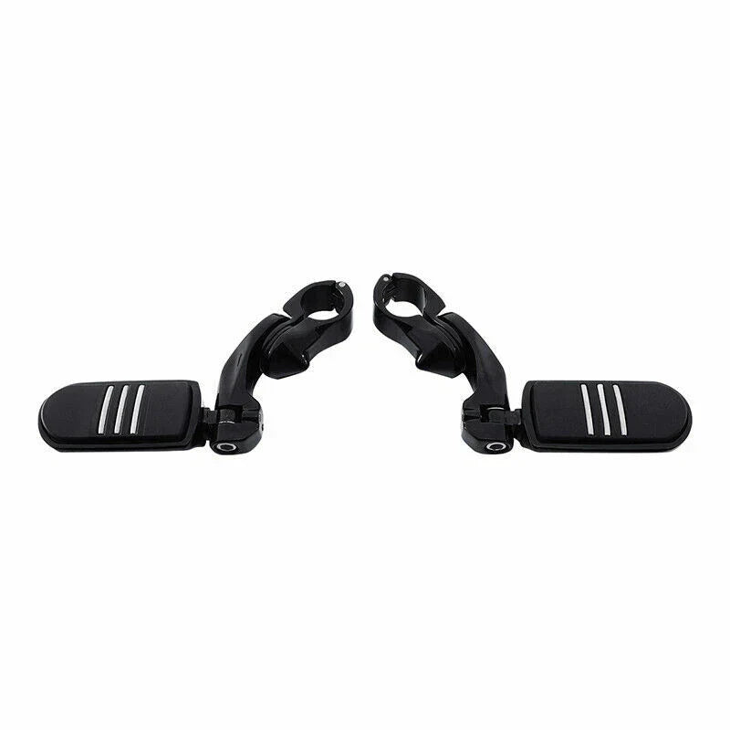 Black Engine Guard Highway Bar Footpegs for Harley Electra Glide (1997-2008)