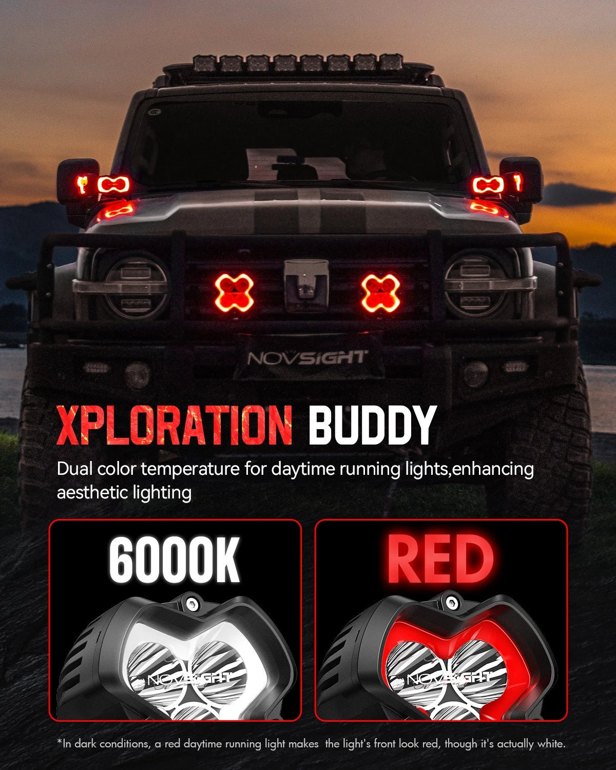 2X LED Pod Work Lights for Jeep Truck (Off Road)