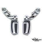 Chrome 2.5" Short Foot Peg Kit for Honda Shadow VT600 (1988–1999)