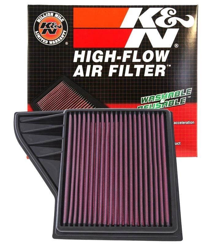 K&N 33-2431 Air Filter for Ford Mustang 3.7 V6 4.6 5.0 V8 (2010–2014)