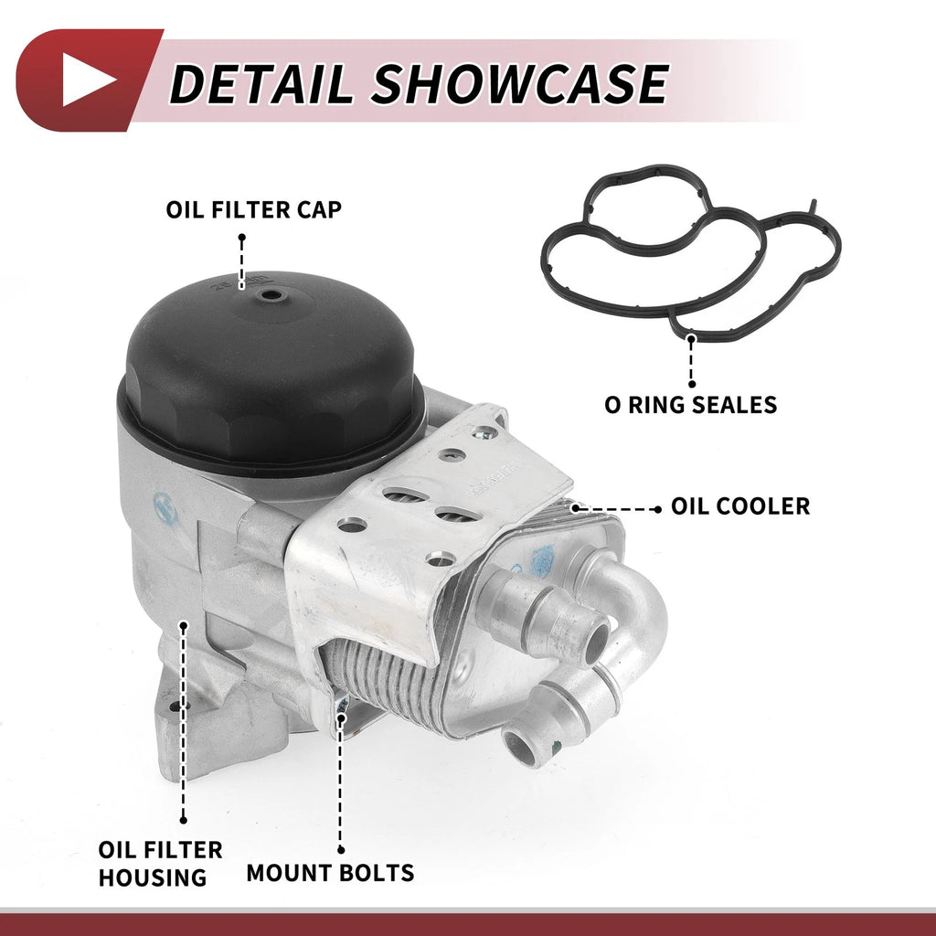 Engine Oil Cooler Filter Housing for BMW 120i (2006–2012) No. 11427508966