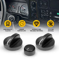 AC Fan Temperature Control Knob Set for Dodge Ram 1500 2500 3500 (1994–1997)