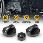 AC Fan Temperature Control Knob Set for Dodge Ram 1500 2500 3500 (1994–1997)