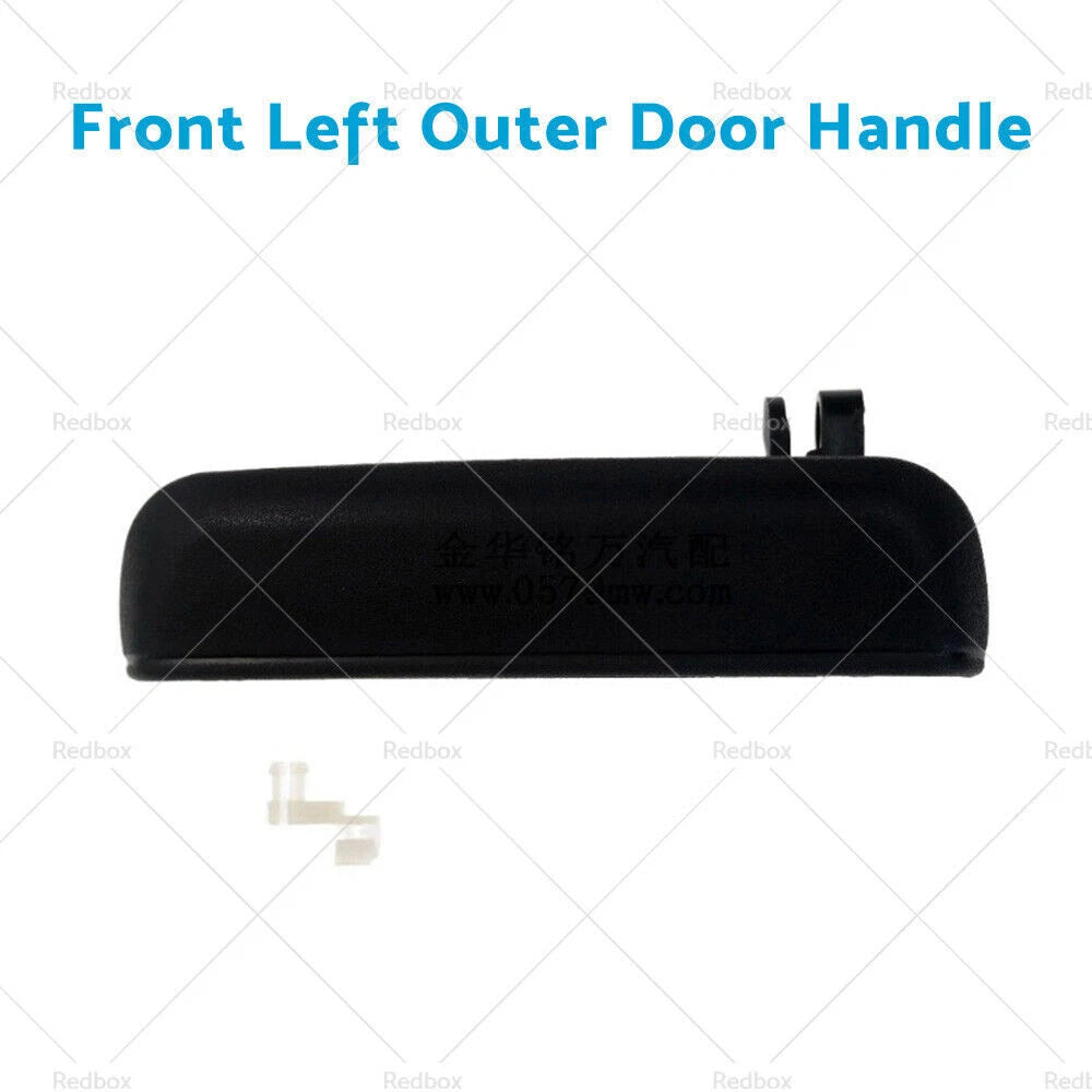 Pair of Front Outer Door Handles for Toyota Starlet EP91 (1996–1999) Black