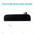 Pair of Front Outer Door Handles for Toyota Starlet EP91 (1996–1999) Black