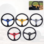 14" Drifting Racing Steering Wheel for Universal Fit (6 Bolt)