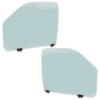 Set of 2 Front Door Glasses for Chevy Savana 2500