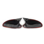 Black Rearview Mirror Cover Caps for BMW E81 E82 E87 E88 E90 E91 E92 (2006-2013)