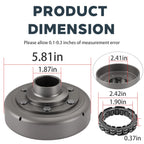 Outer Clutch One Way Clutch for Honda TRX420 Rancher (2007–2024) 22500-HP5-601