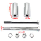 2" Chrome Handlebar Risers for Kawasaki Vulcan 800 1500 1600 2000