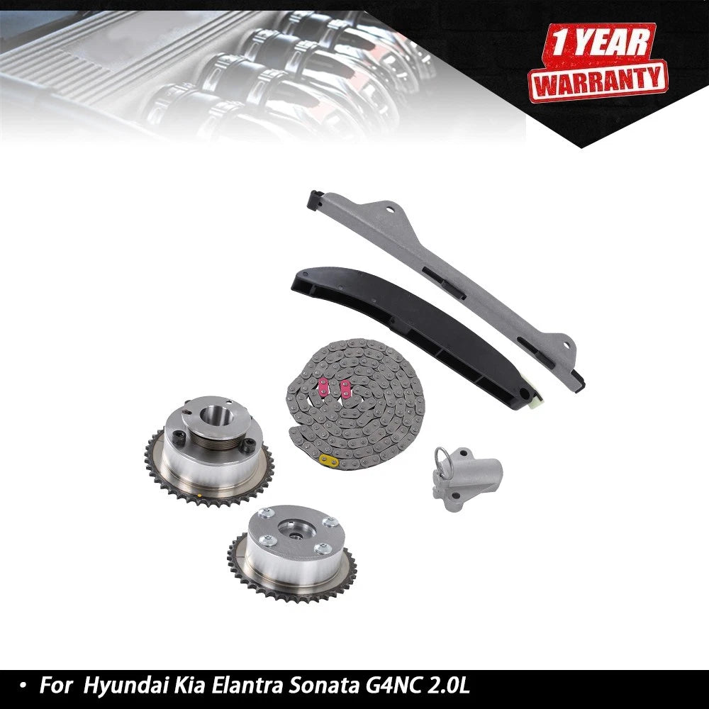 Engine Timing Chain Kit with VVT Gear for Hyundai Kia Elantra Sonata (2011â2016)