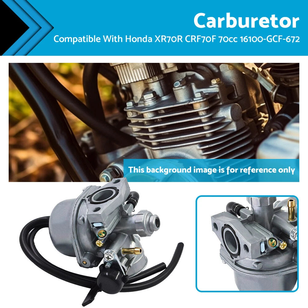 Carburetor Carb for Honda XR70R CRF70F 70cc (1997–2004) 16100-GCF-672