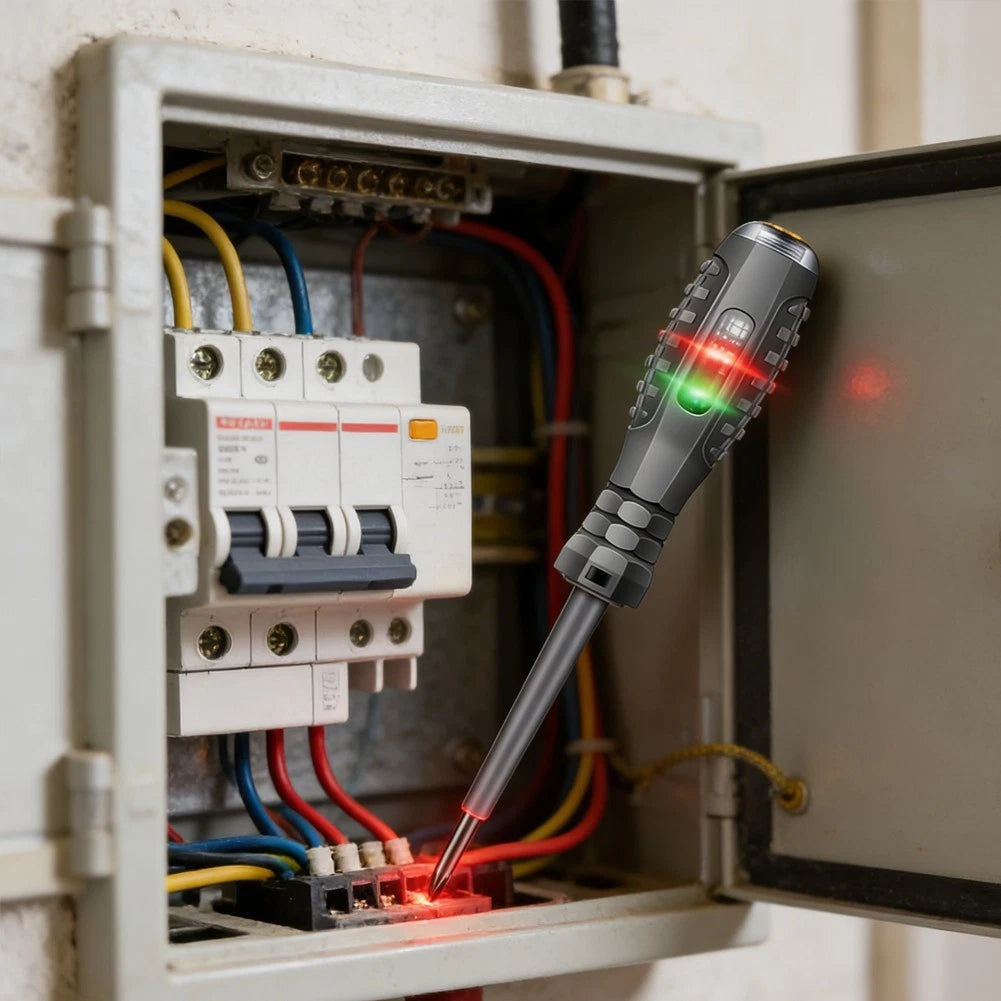 Voltage Tester Pen 70V-250V with Integrated Tips