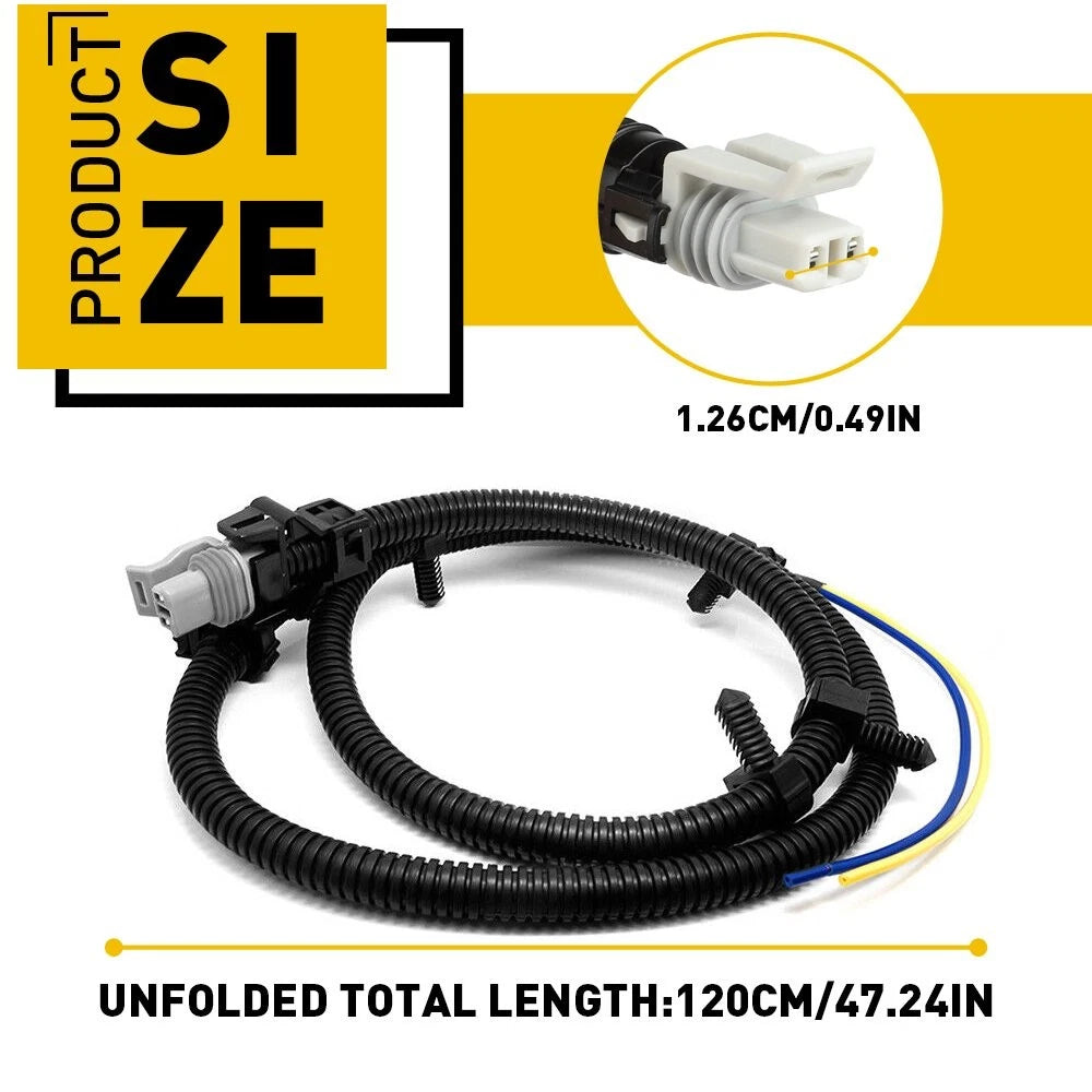 2X ABS Wheel Speed Sensor Harness 970040 for Chevrolet Cadillac DeVille (1994–2005)