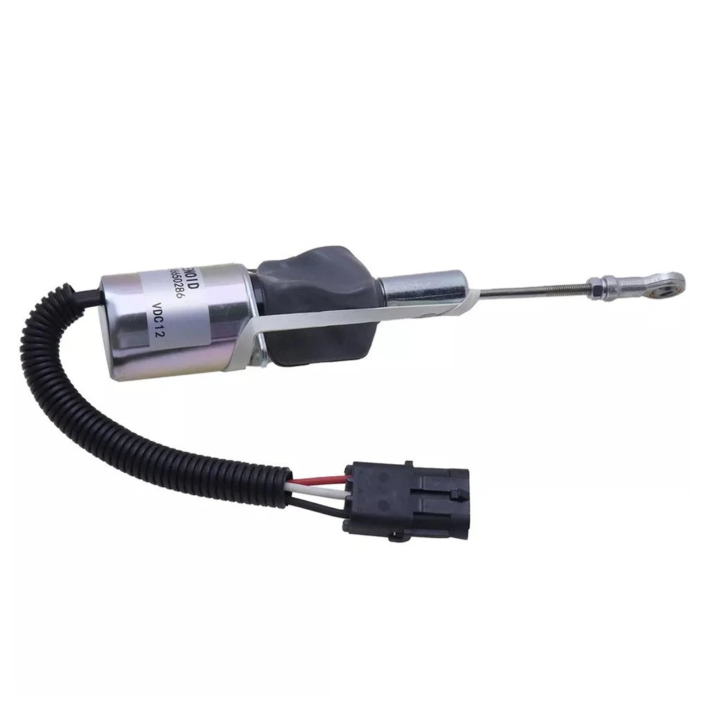 12V Fuel Shutoff Solenoid RE55415 for John Deere 4555 7600 8560 (1985–1995)