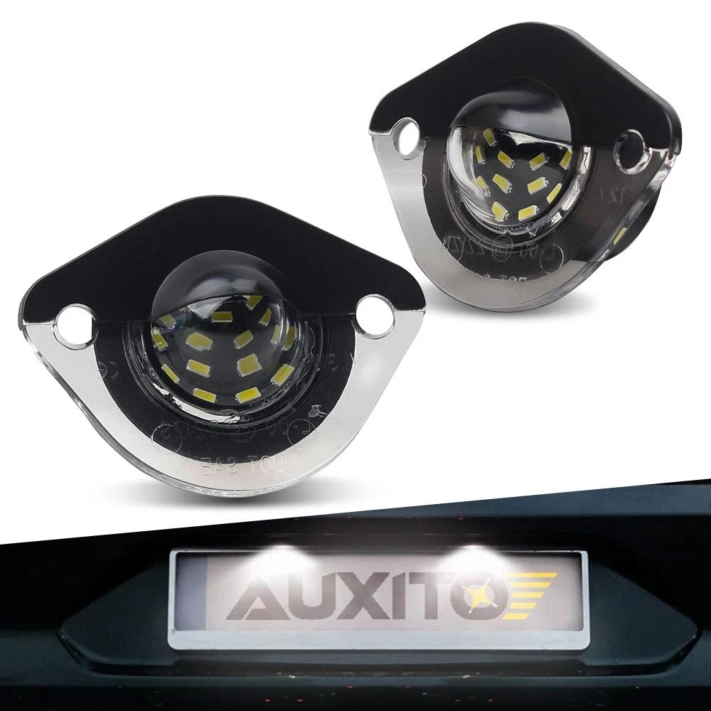 2pc LED License Plate Light Bulb Assembly for Ford Mustang (1994–2004)