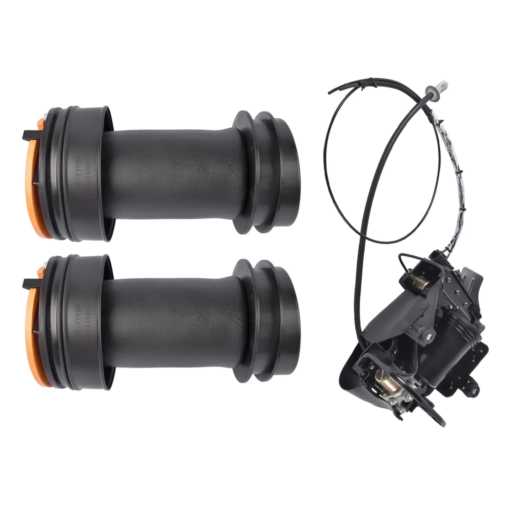 Pair Rear Air Suspension Springs & Compressor for Cadillac XTS (2013–2019)