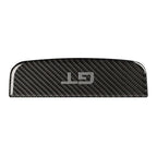 Carbon Fiber Interior Storage Box Trim Cover for Ford Mustang (2015–2019)