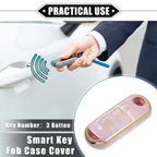 3X Remote Smart Key Fob Cover Case for Mazda CX-3 CX-4 CX-5 (TPU Pink)