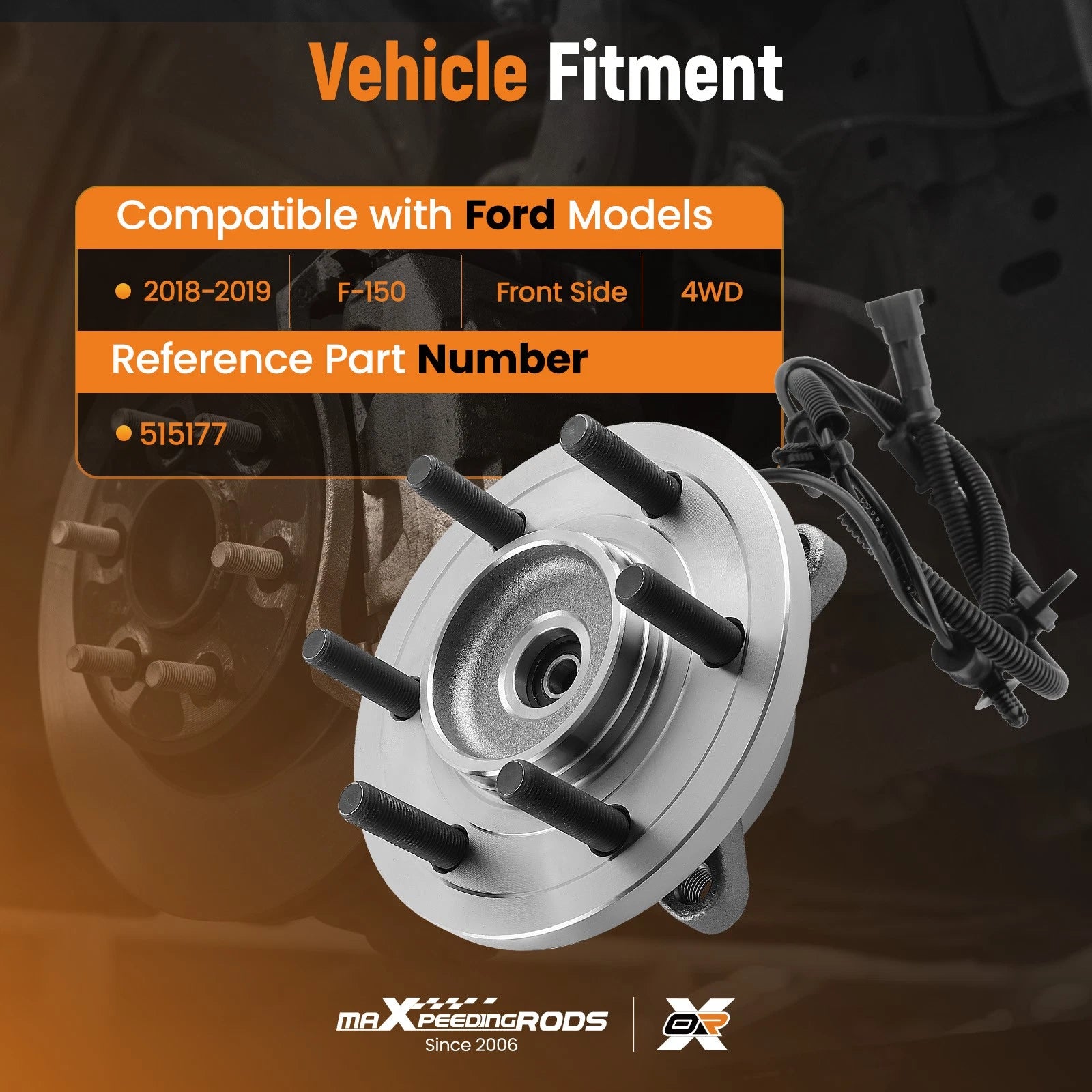 Front Wheel Bearing Hub Assembly for Lincoln Navigator 4WD (2018–2020)