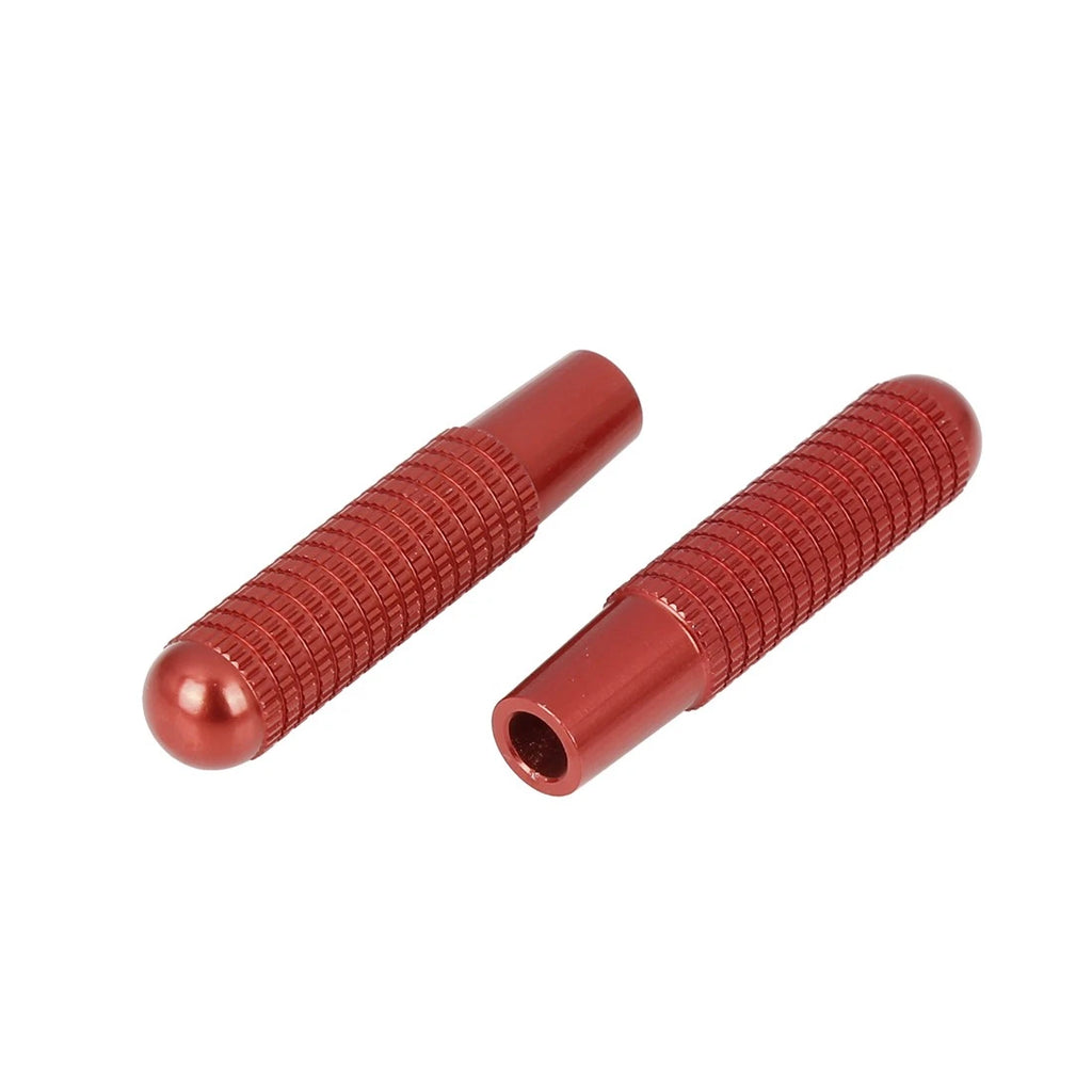 Set of 4 Aluminum Alloy Door Lock Knob Pins Red for Mercedes-Benz 