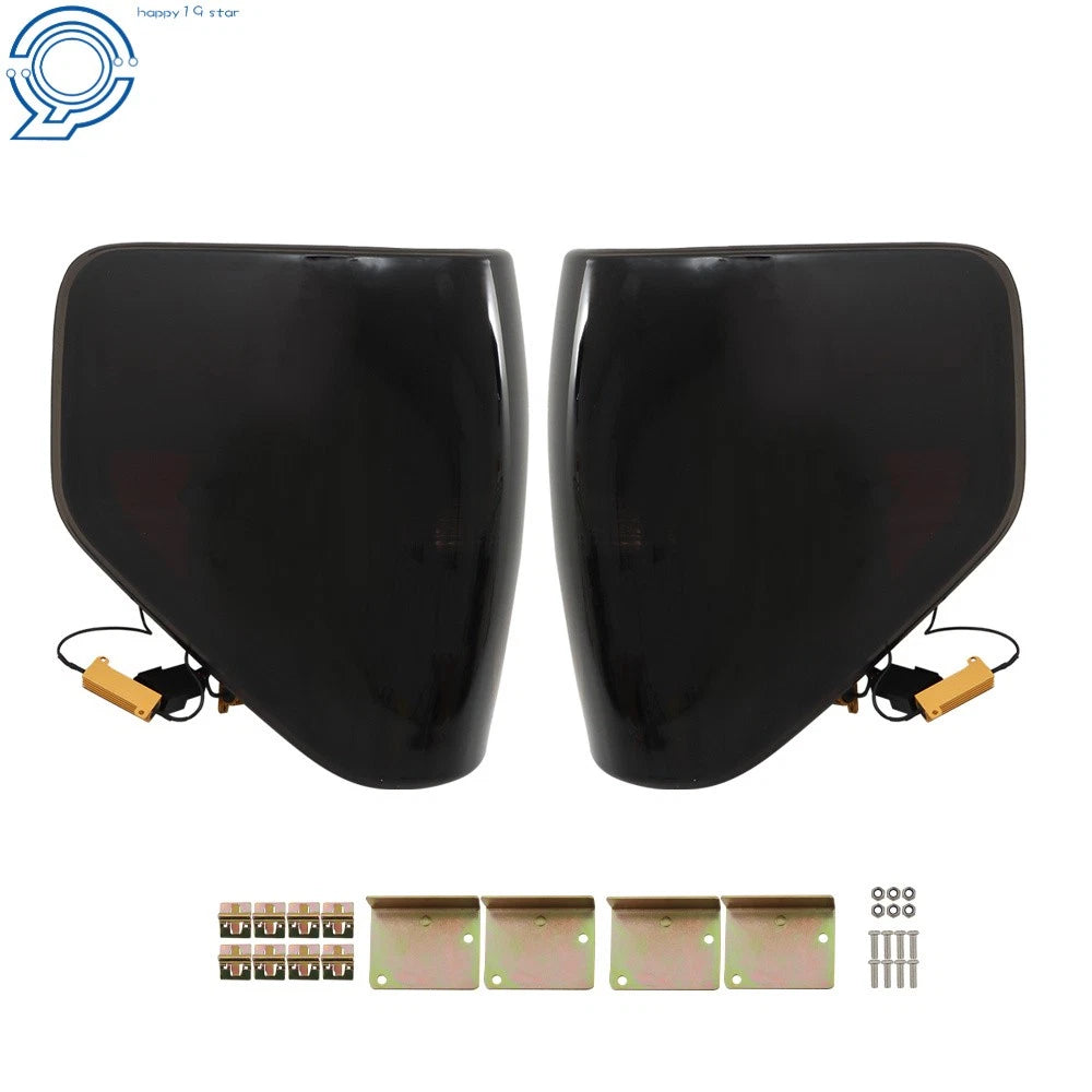 2X Black Housing LED Brake Tail Lights for Ford F150 (2009–2014)