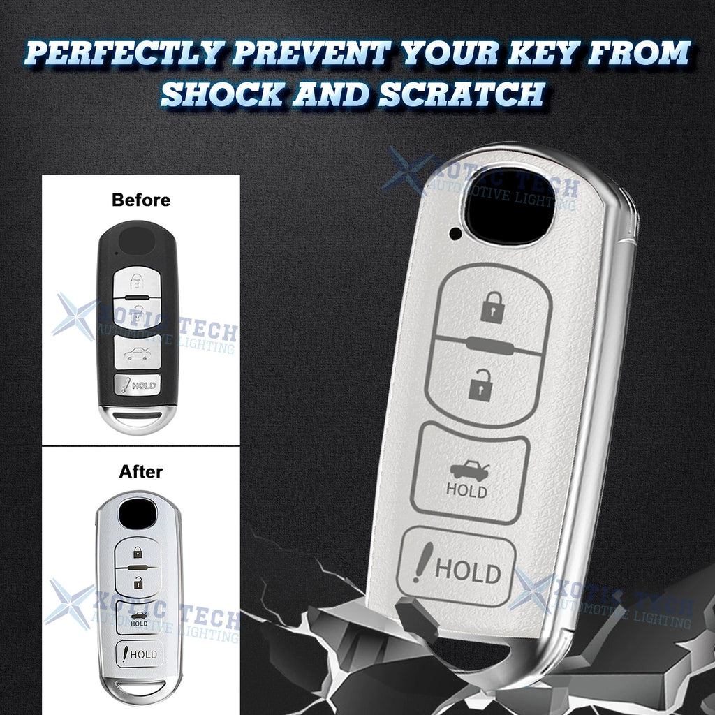 Shockproof Smart Key Fob Cover for Mazda 3 6 (2010-2024)