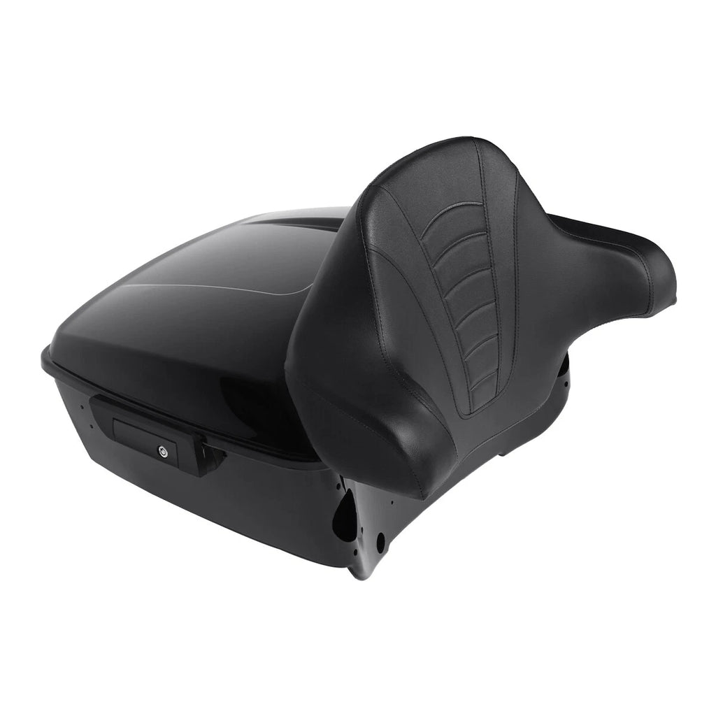 2X King Trunk Backrest Mount Rack for Harley Street Glide (2014–2026)